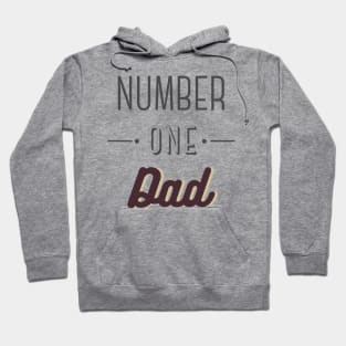 father's day, number one dad Hoodie